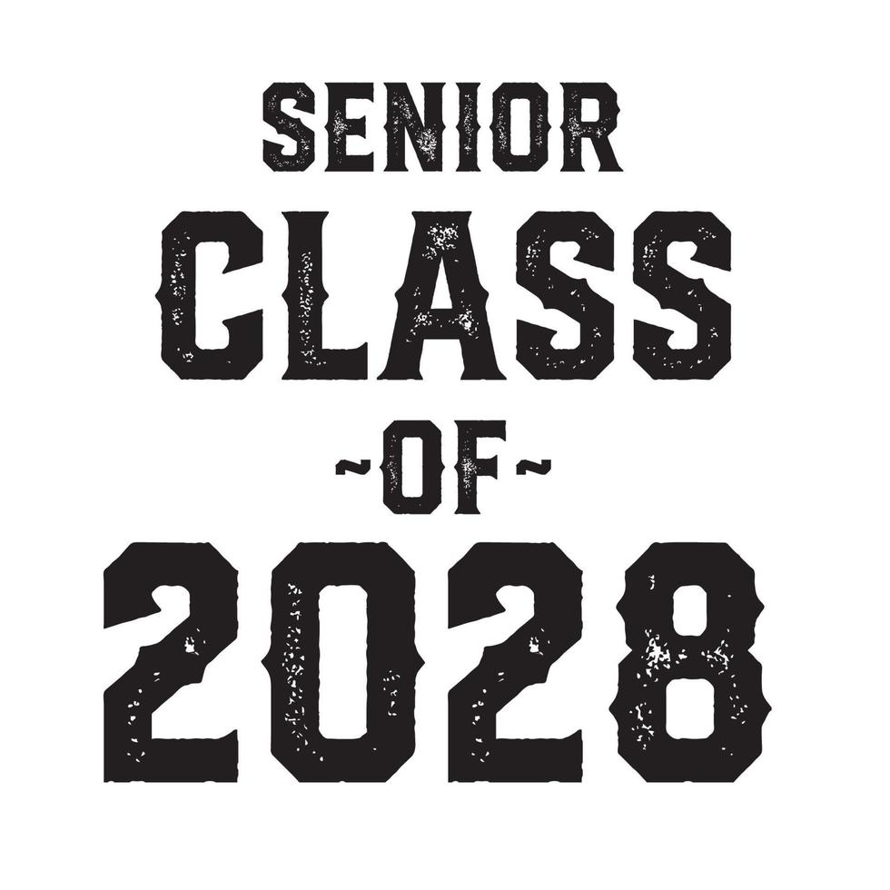 Class Of 2028 Vector, T shirt Design vector