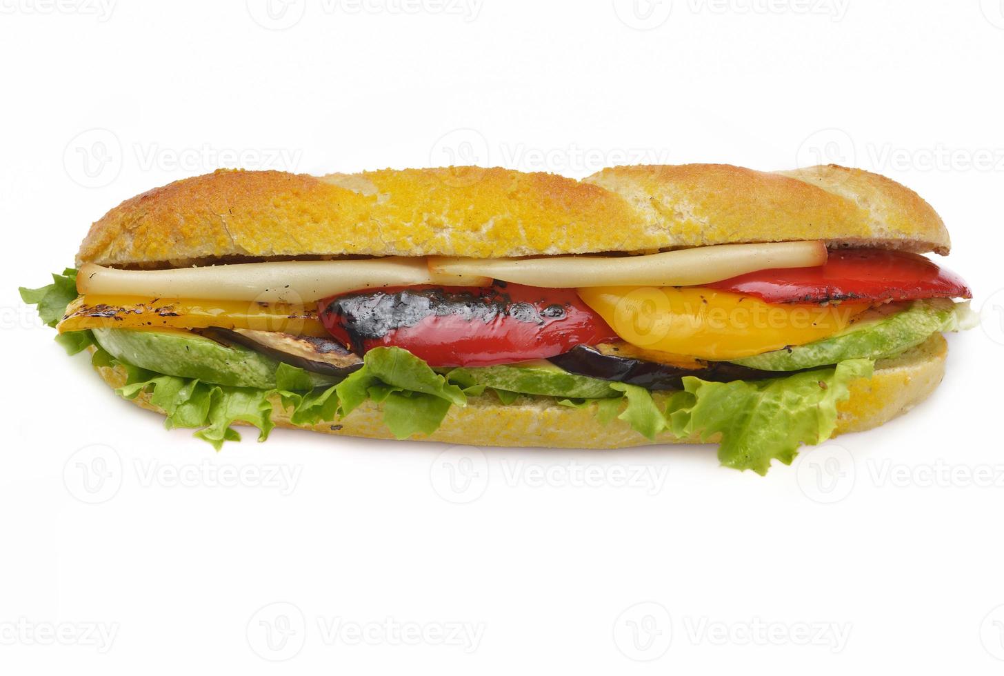 sandwich on white photo