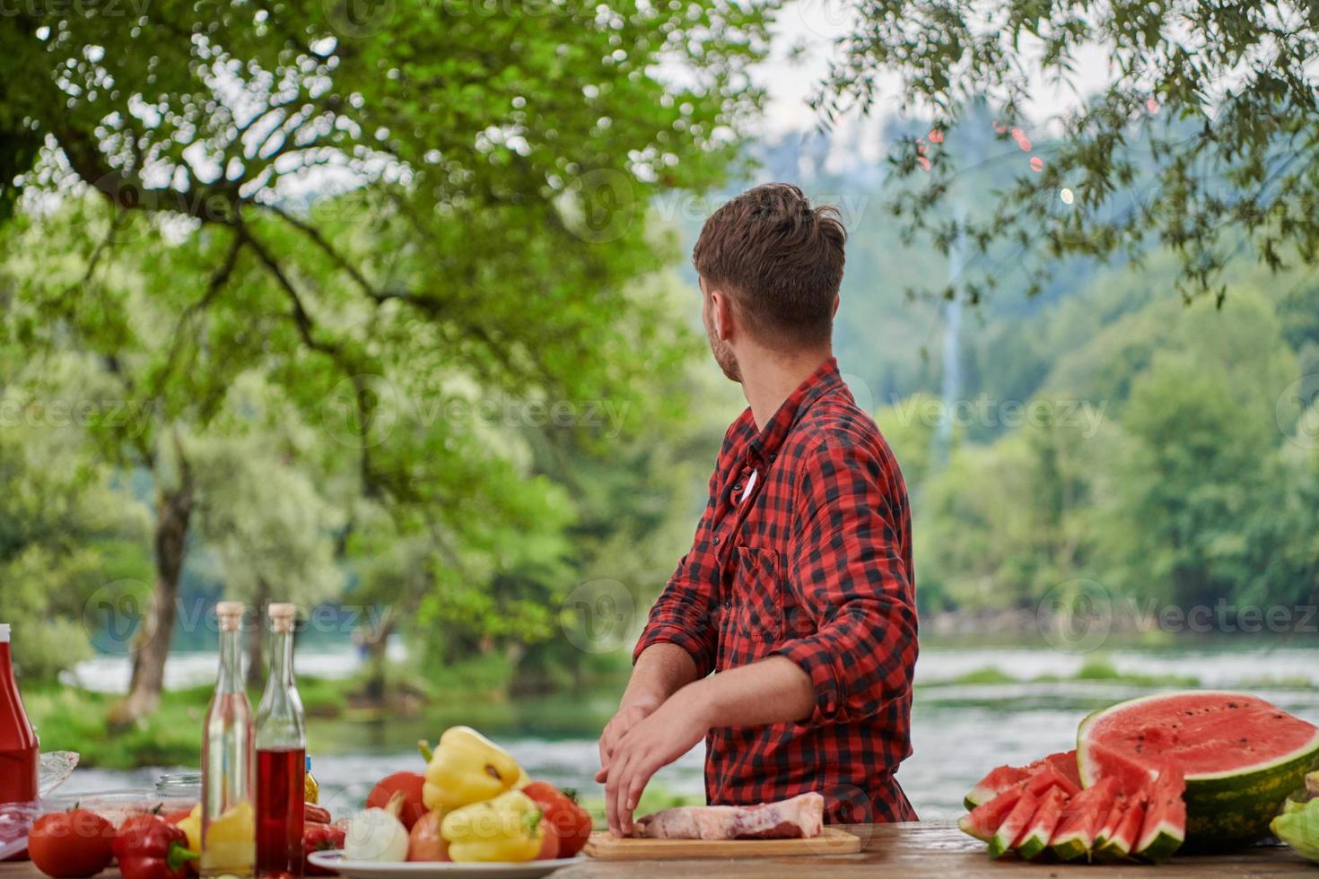 Man Cooking Tasty Food For French Dinner Party 10992827 Stock Photo At man-cooking-tasty-food-for-french-dinner-party-10992827-stock-photo-at