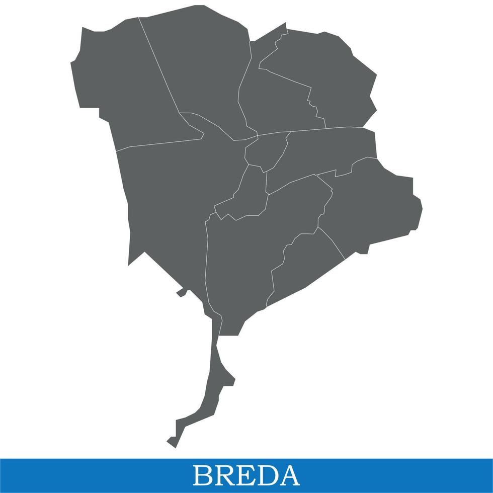 map is a city of Netherlands vector