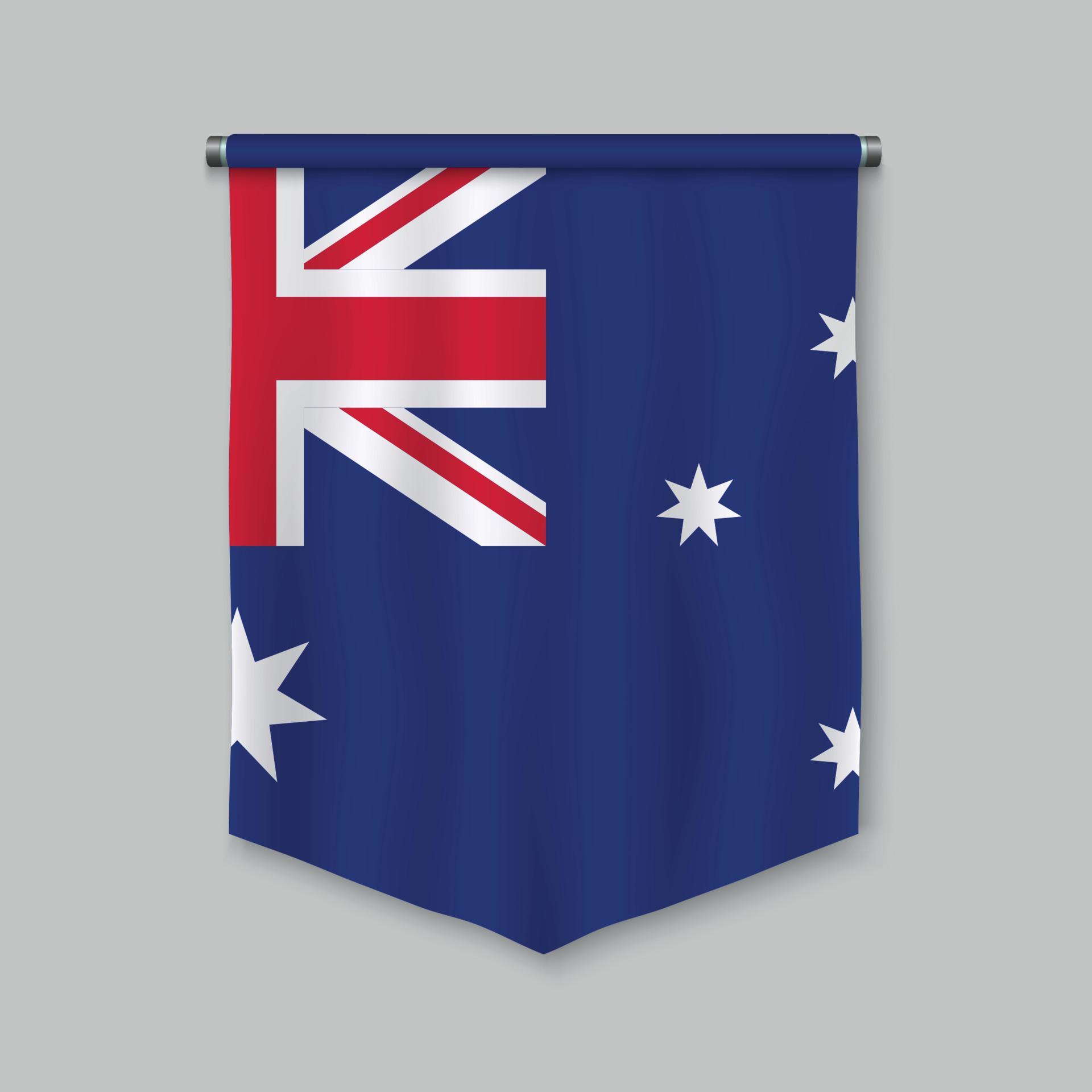 pennant with flag 10993297 Vector Art at Vecteezy