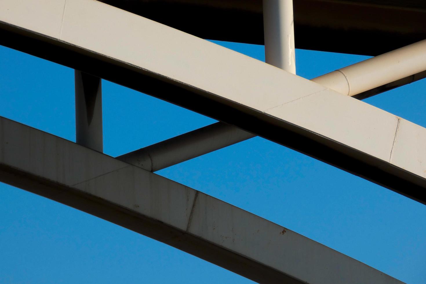 Modern river bridge, an engineering feat that thousands of vehicles pass over daily photo