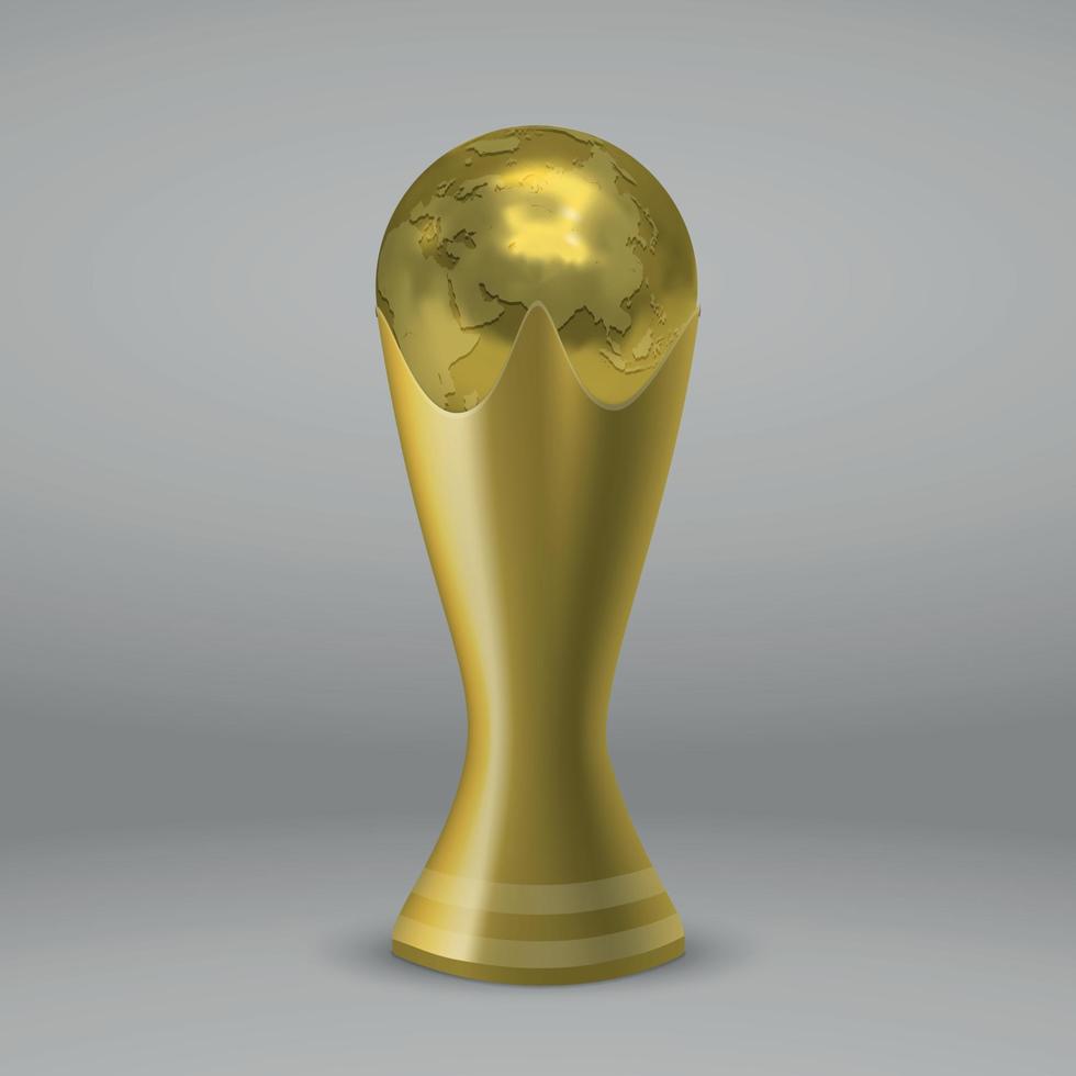 copa de oro de futbol vector