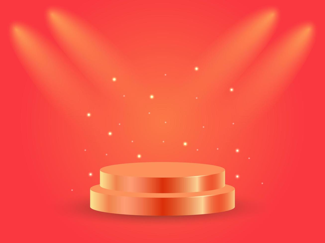 discount podium. Vector illustration