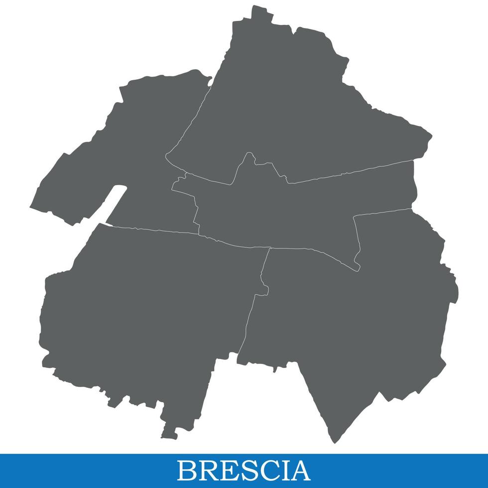 High Quality map city of Italy vector