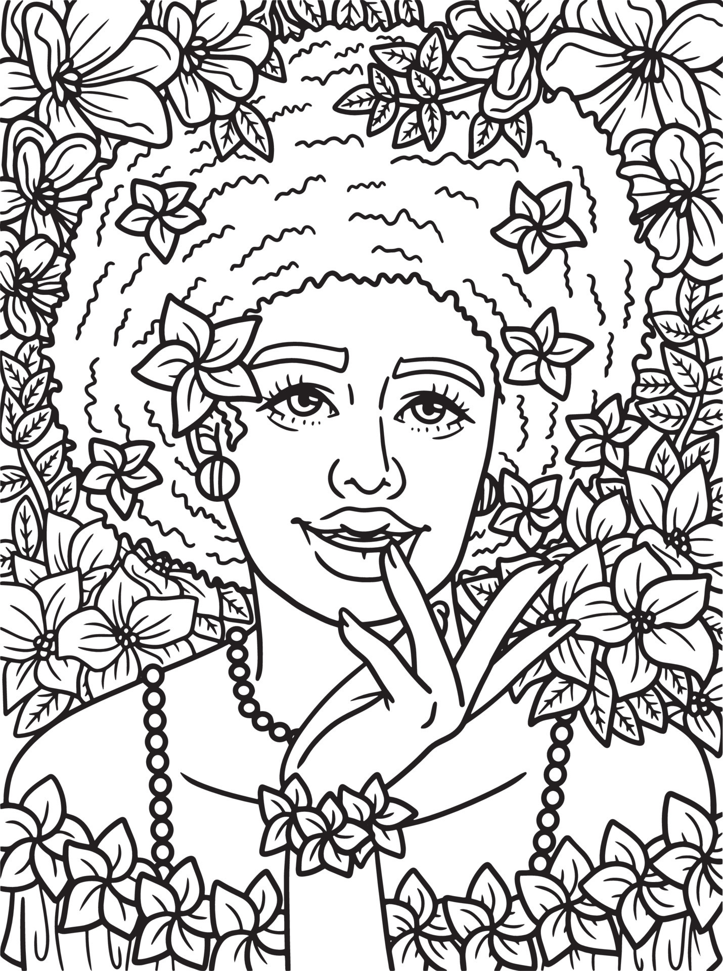 Lady Coloring Pages For Kids lady-coloring-pages-for-kids