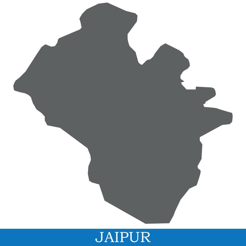 High Quality map city of India vector