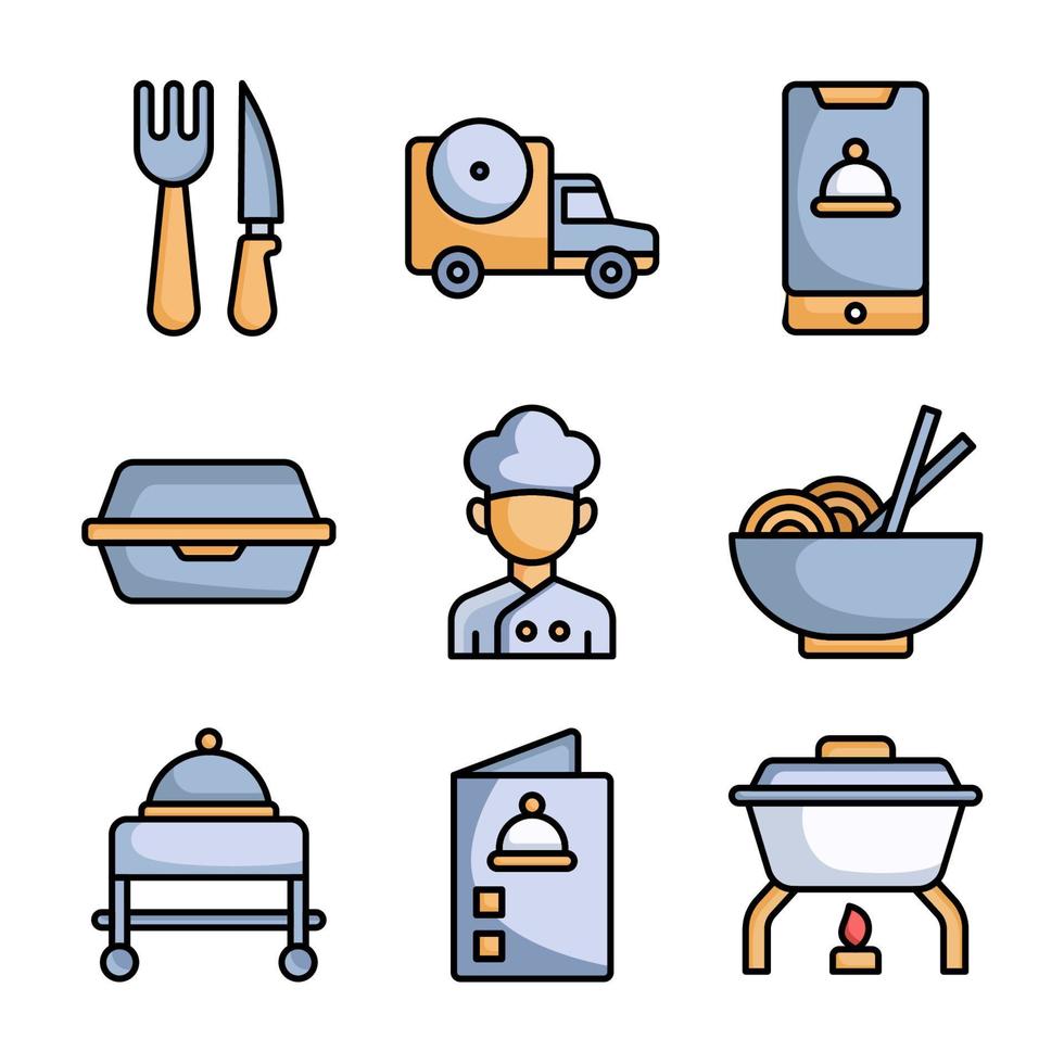 Chef Private Caterer vector