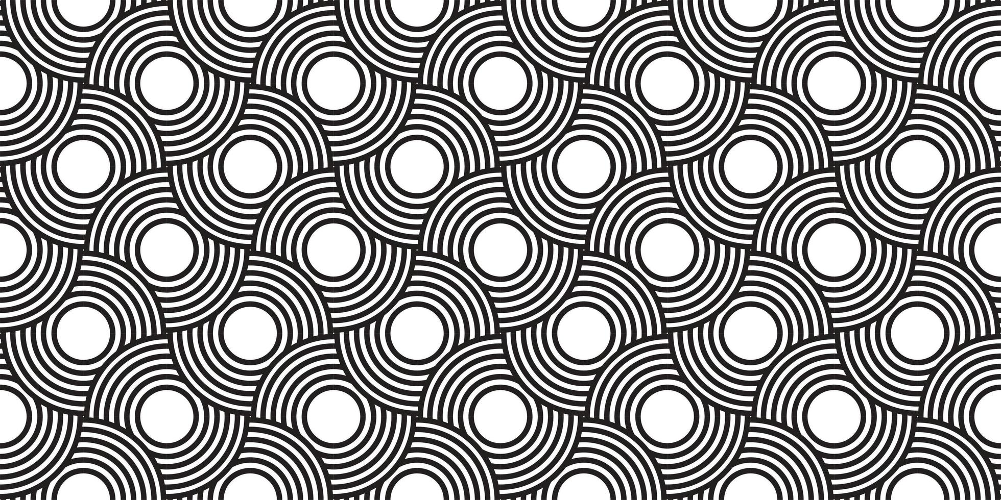Seamless Circle Pattern for Textile Purpose photo