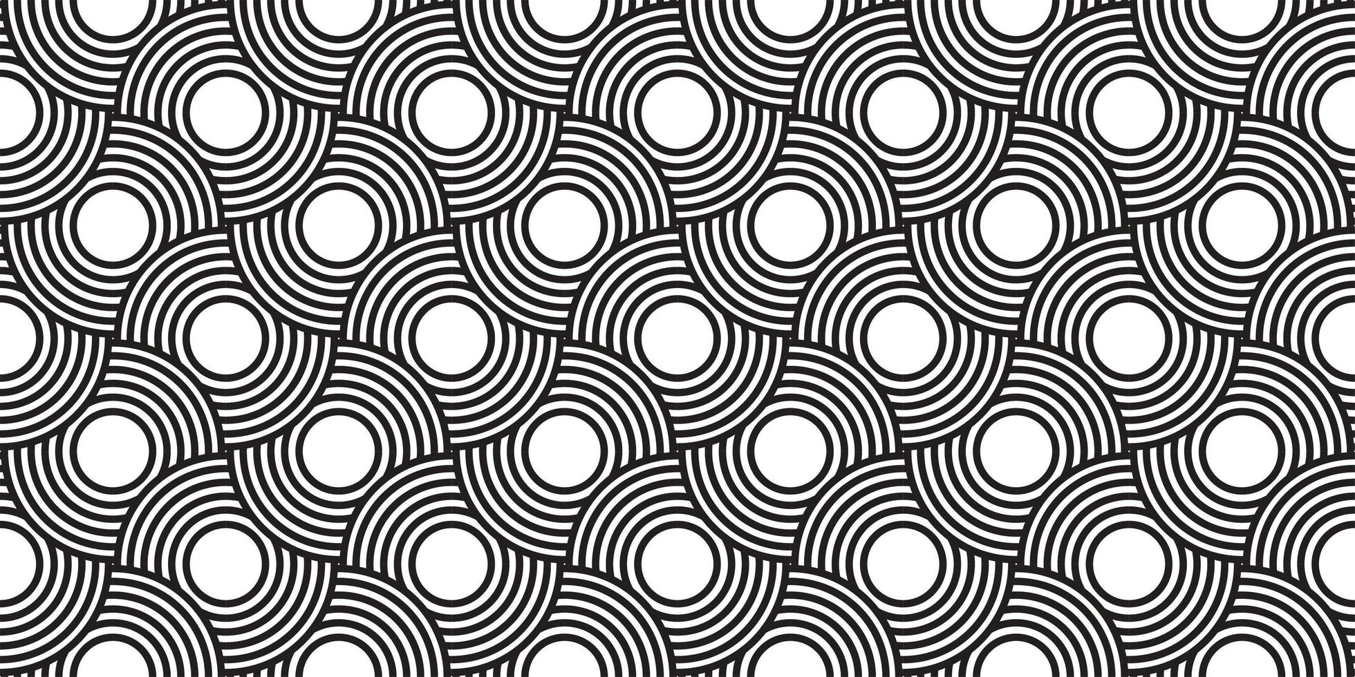 Seamless Circle Pattern for Textile Purpose photo