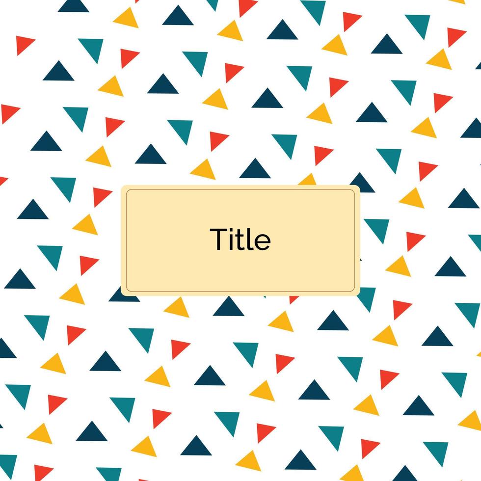 Geometric Background Vector Blank template
