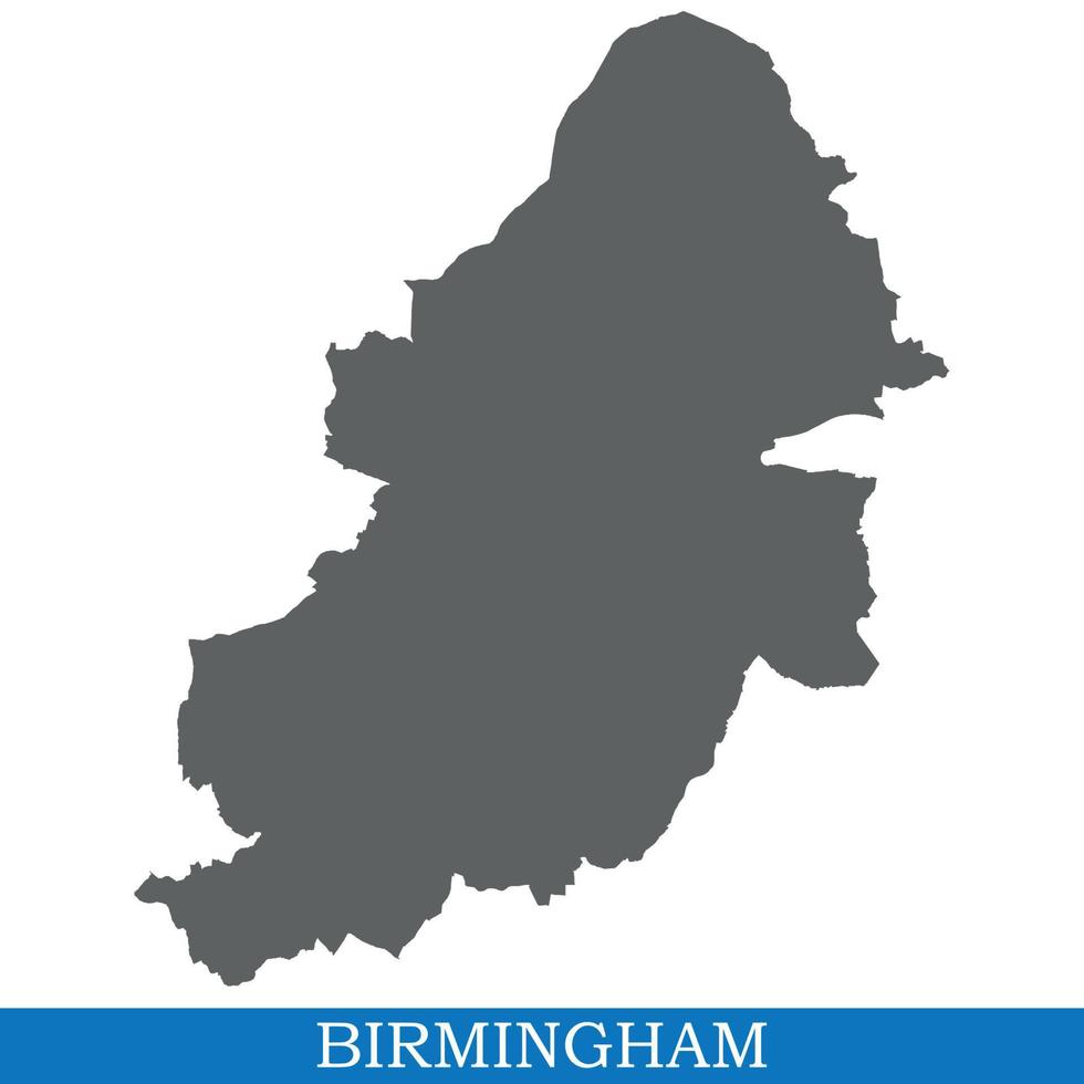 High Quality map ofcity in United Kingdom vector