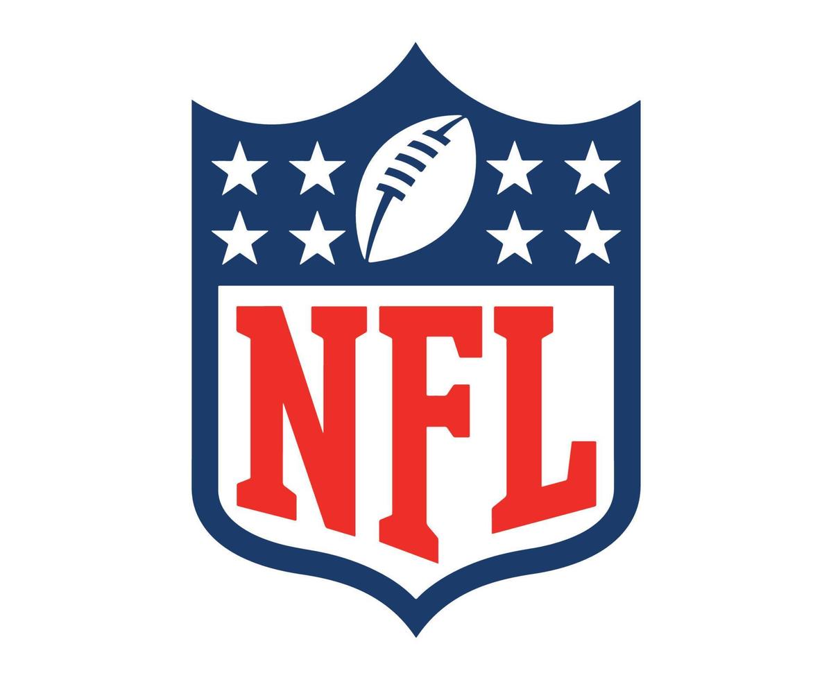 nfl logo símbolo diseño américa fútbol americano vector países fútbol americano equipos ilustración