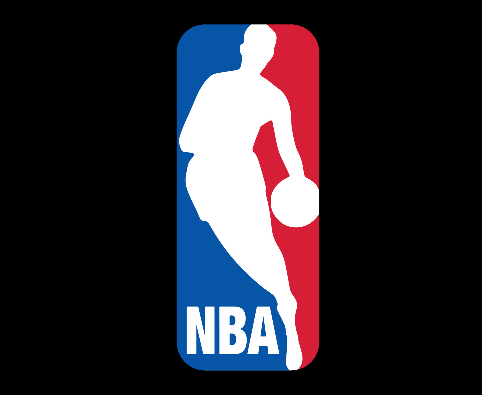 Hình nền Nba logo black background với cảm hứng bóng rổ