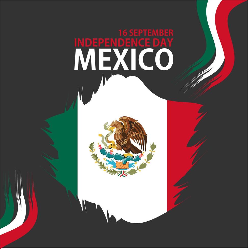 Mexico Independence Day Vector Template Design