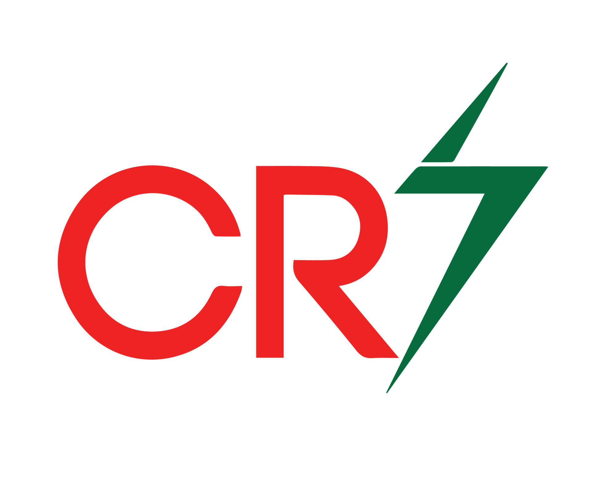 CR7 Symbol Logo Red And Green Clothes Design Icon Abstract ...