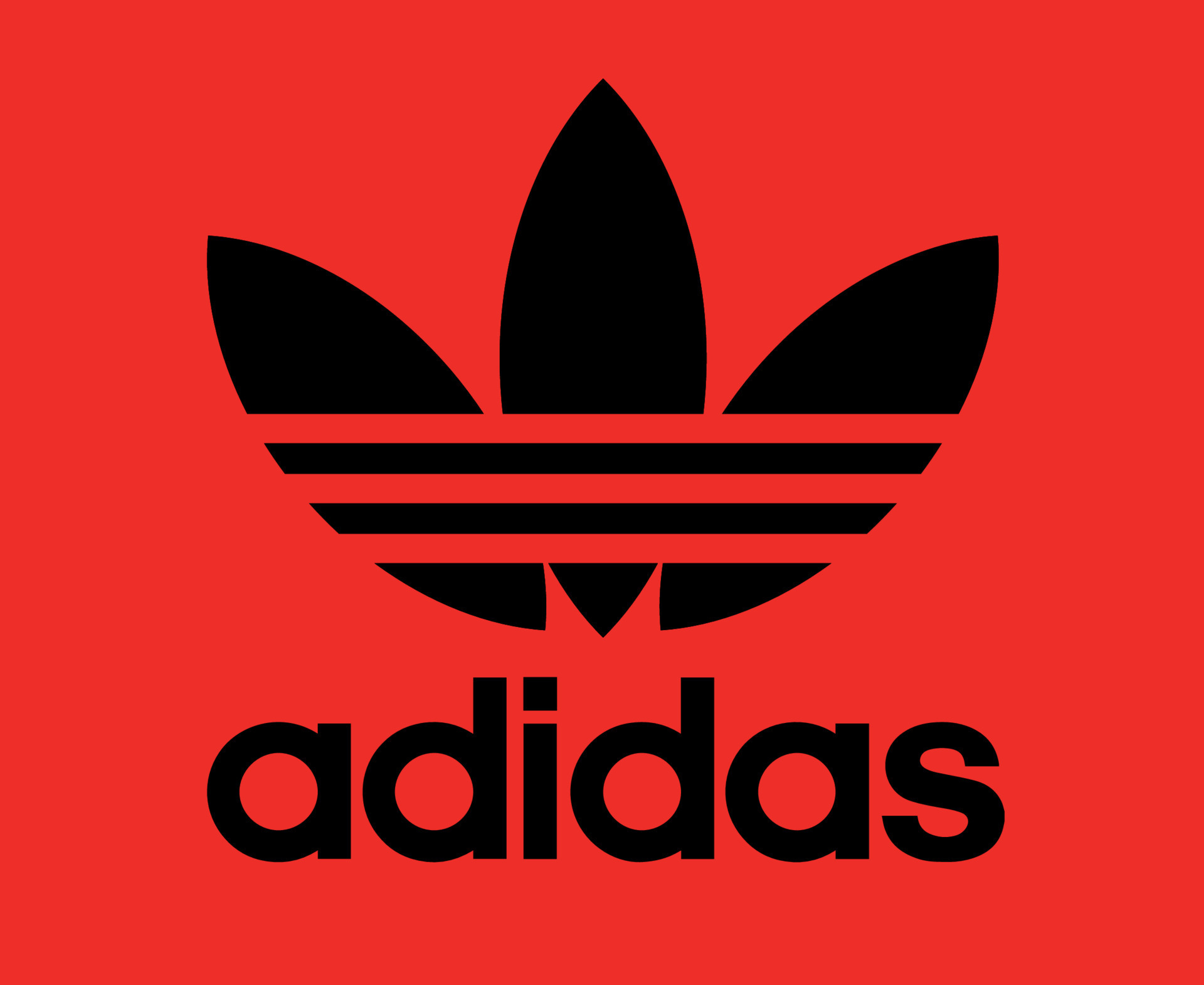 Normaal gesproken wijs trimmen Adidas Symbol Logo Black With Name Clothes Design Icon Abstract football  Vector Illustration With Red Background 10994472 Vector Art at Vecteezy