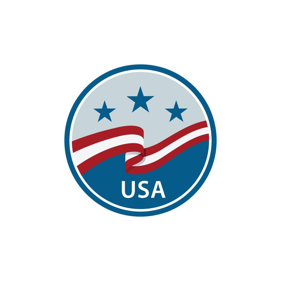 Simple icon unique to America. Vector illustration