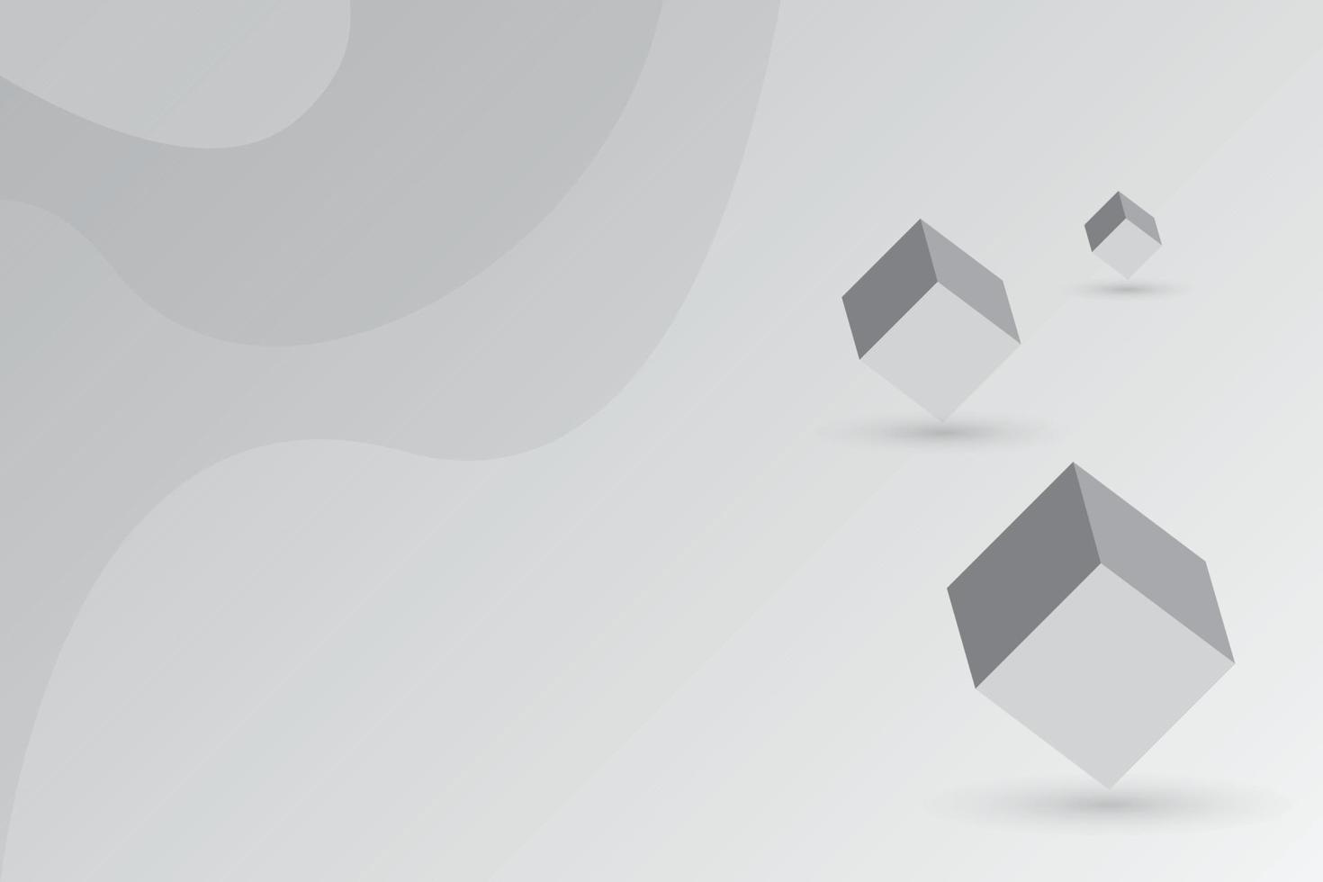 White 3D texture background. Vector illustration