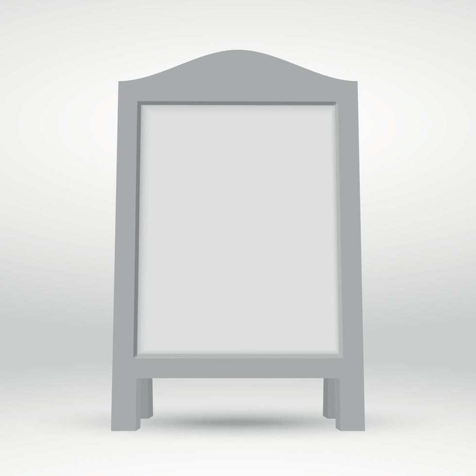 street sandwich board vector