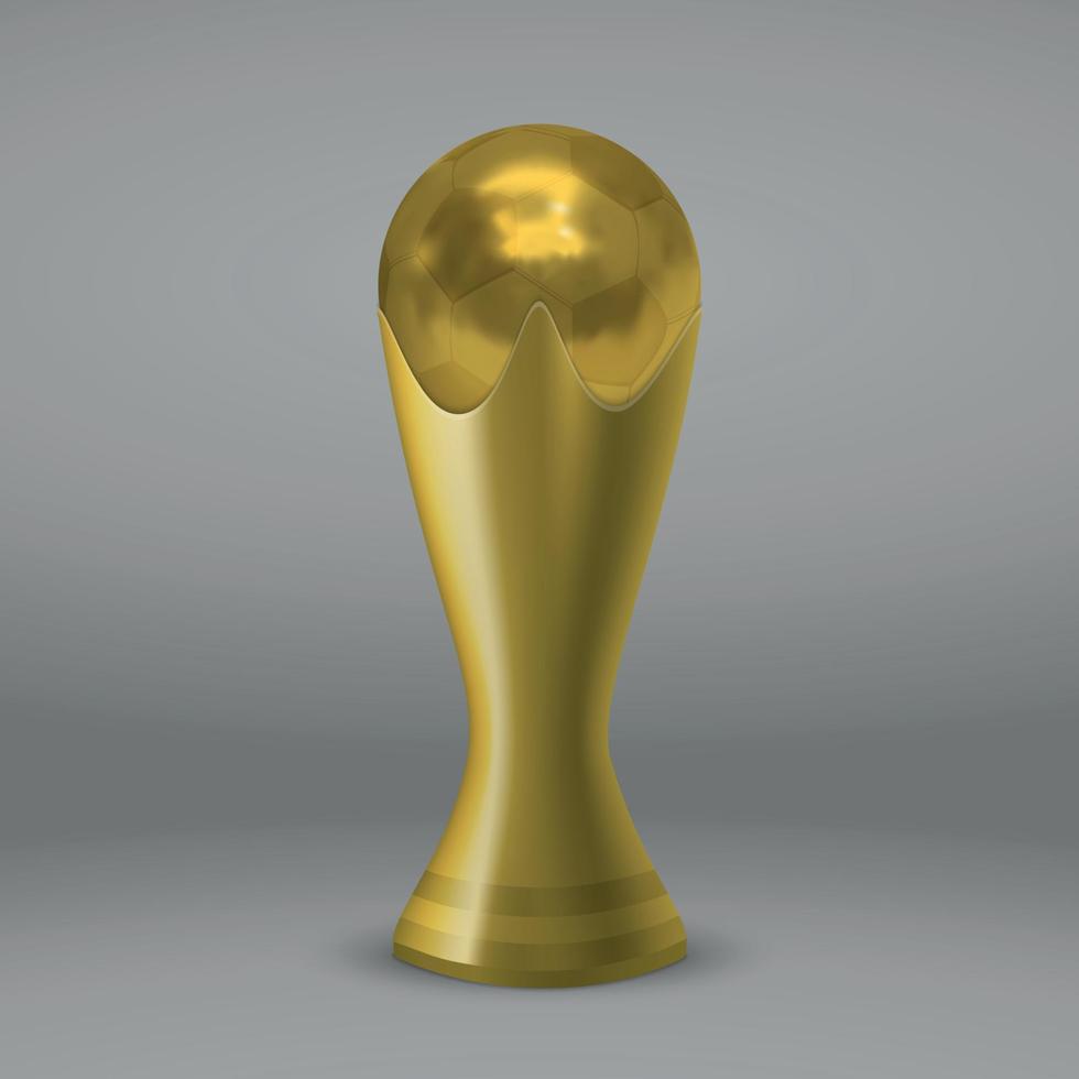 soccer gold cup vector