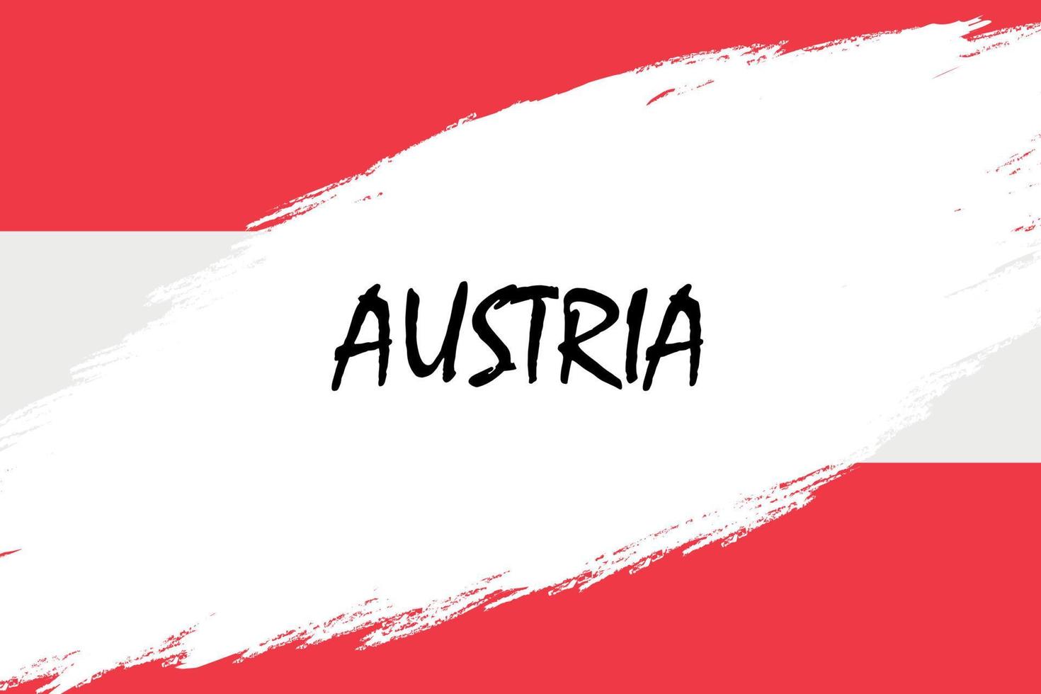 Grunge styled flag vector