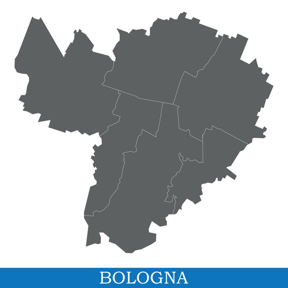High Quality map city of Italy vector