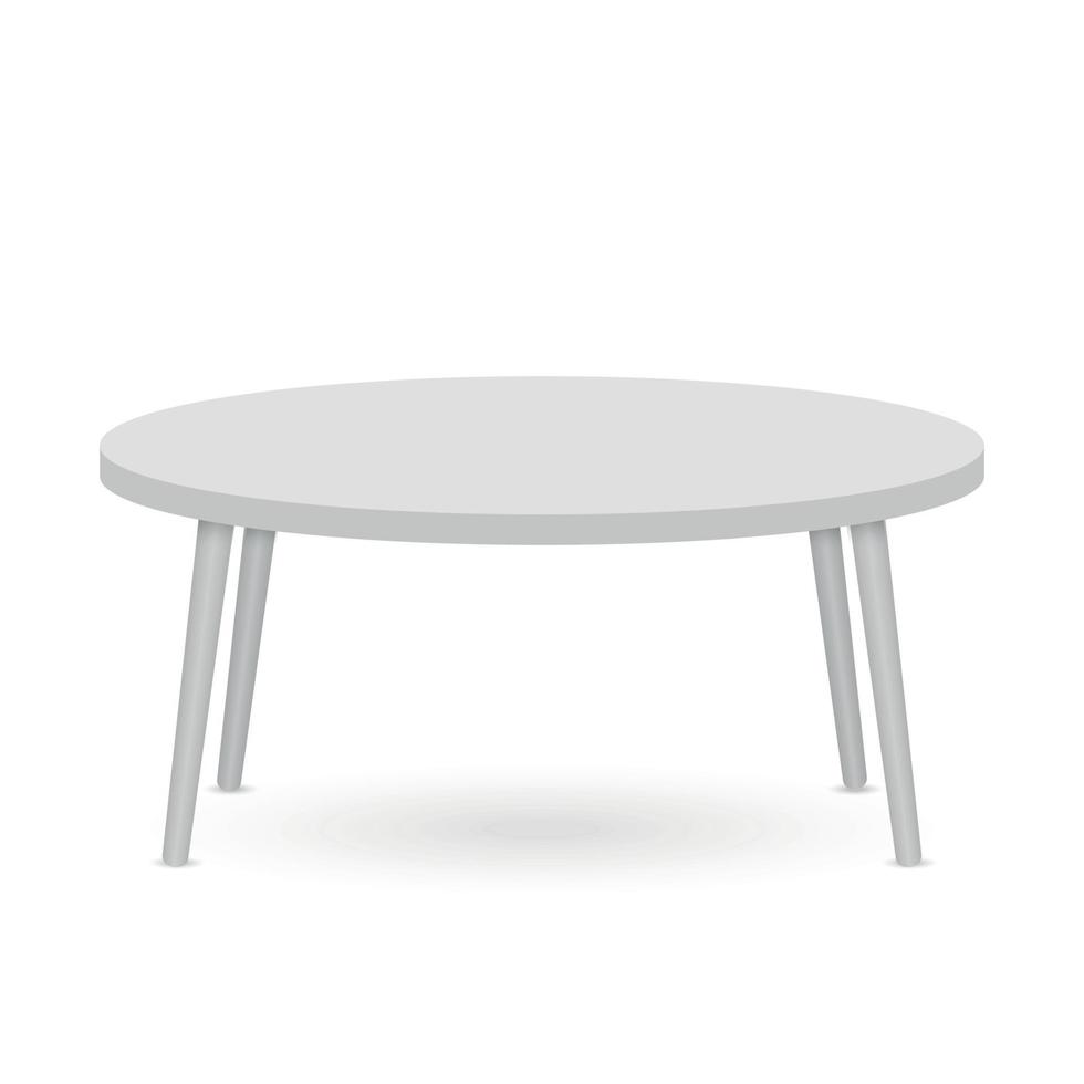 3d Table mockup vector