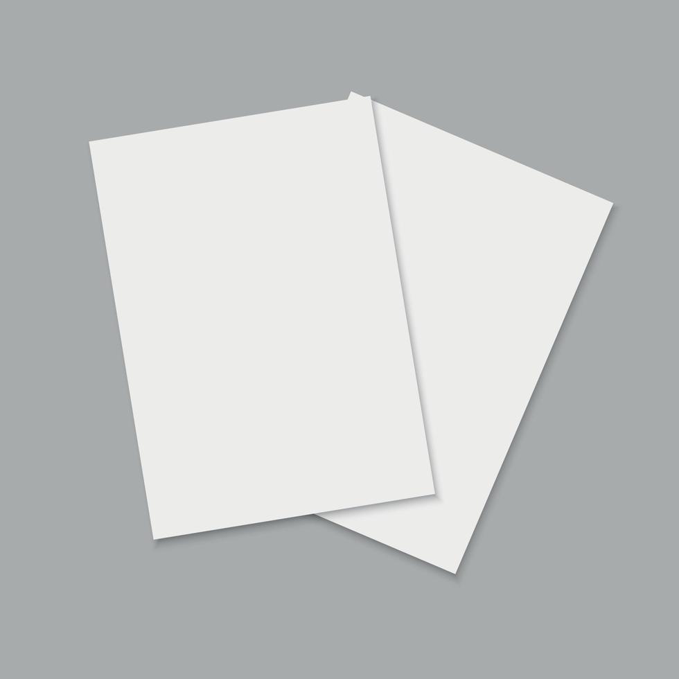 journal or magazine mockup vector