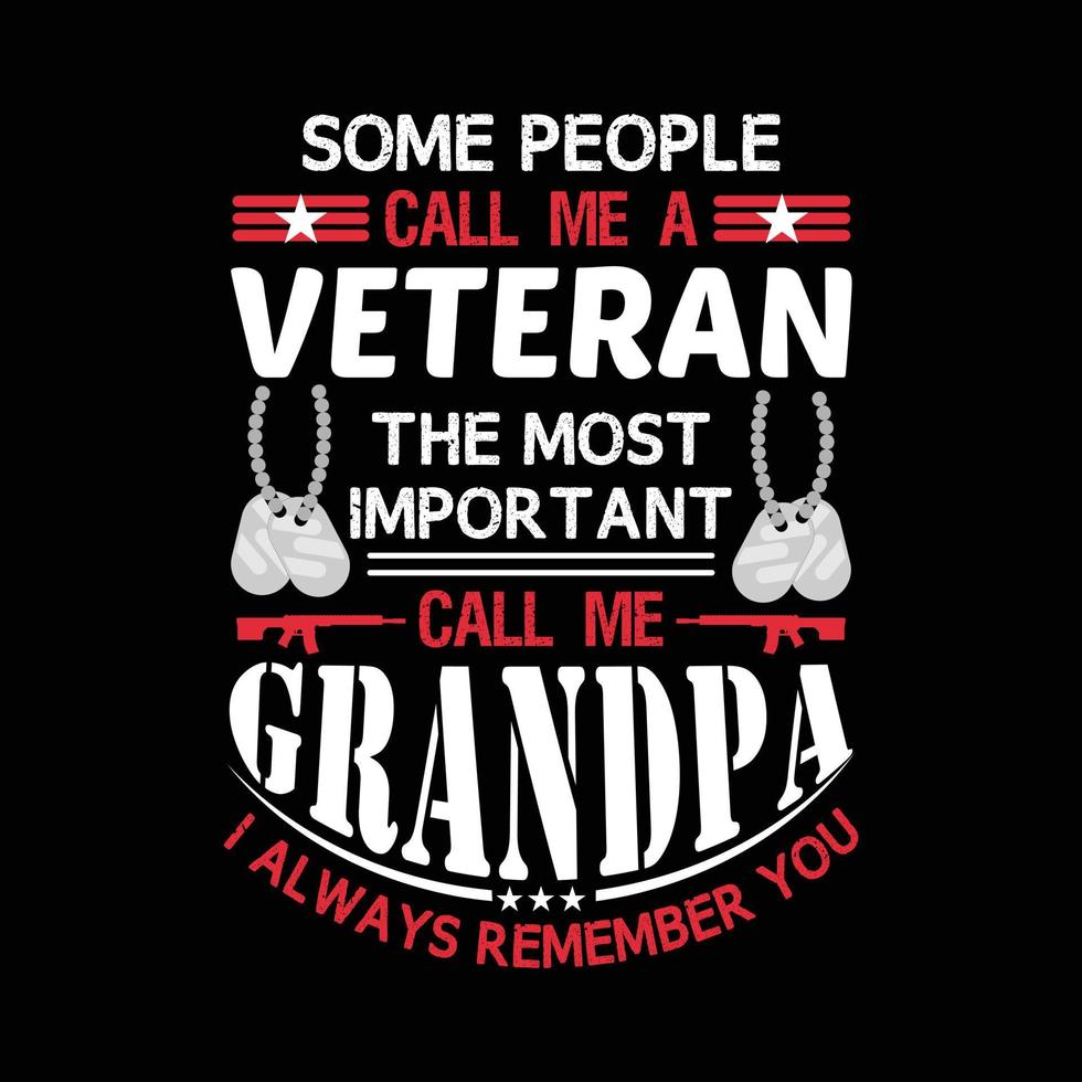 veteran t-shirt design vector