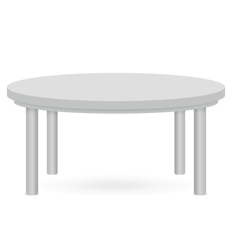 3d Table mockup vector