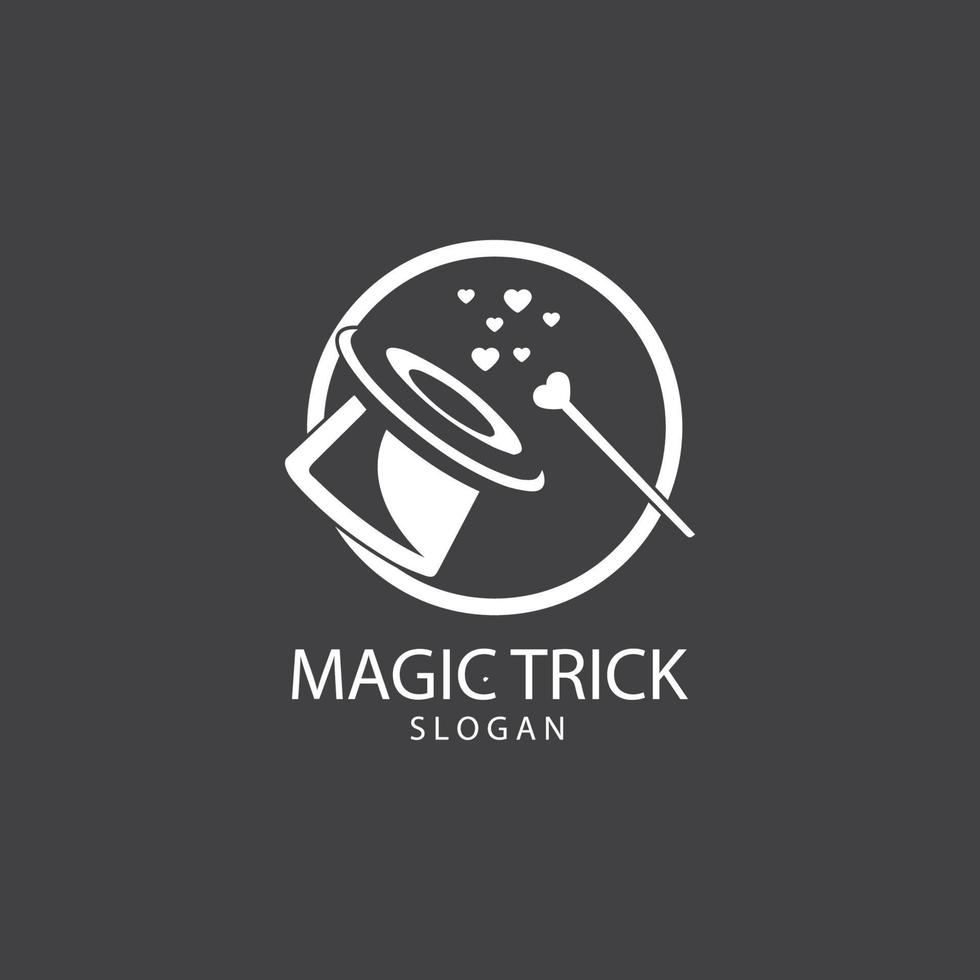 Illustration of magic hat with wand vector