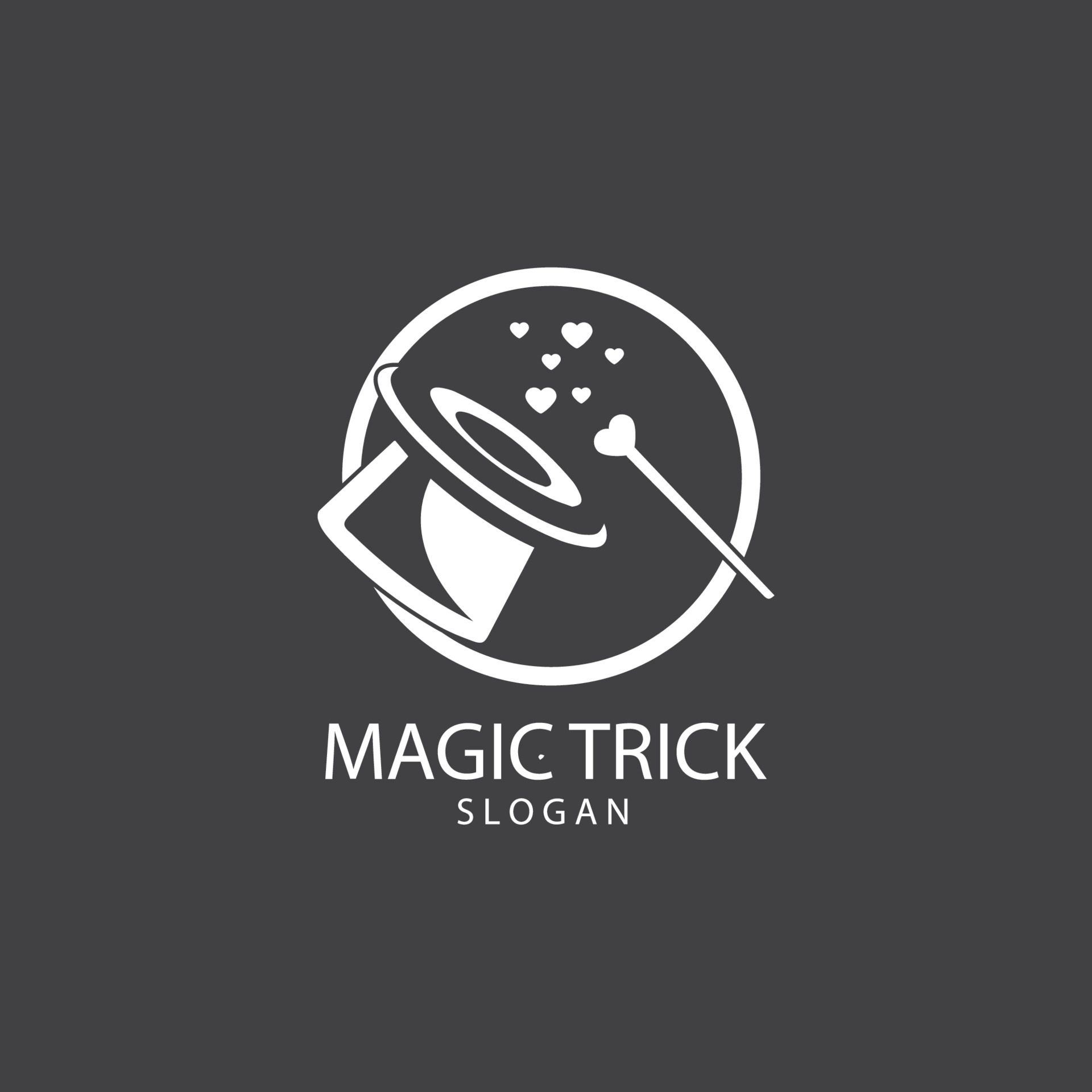 Illustration of magic hat with wand 10995691 Vector Art at Vecteezy