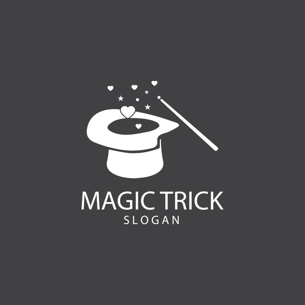 Illustration of magic hat with wand vector