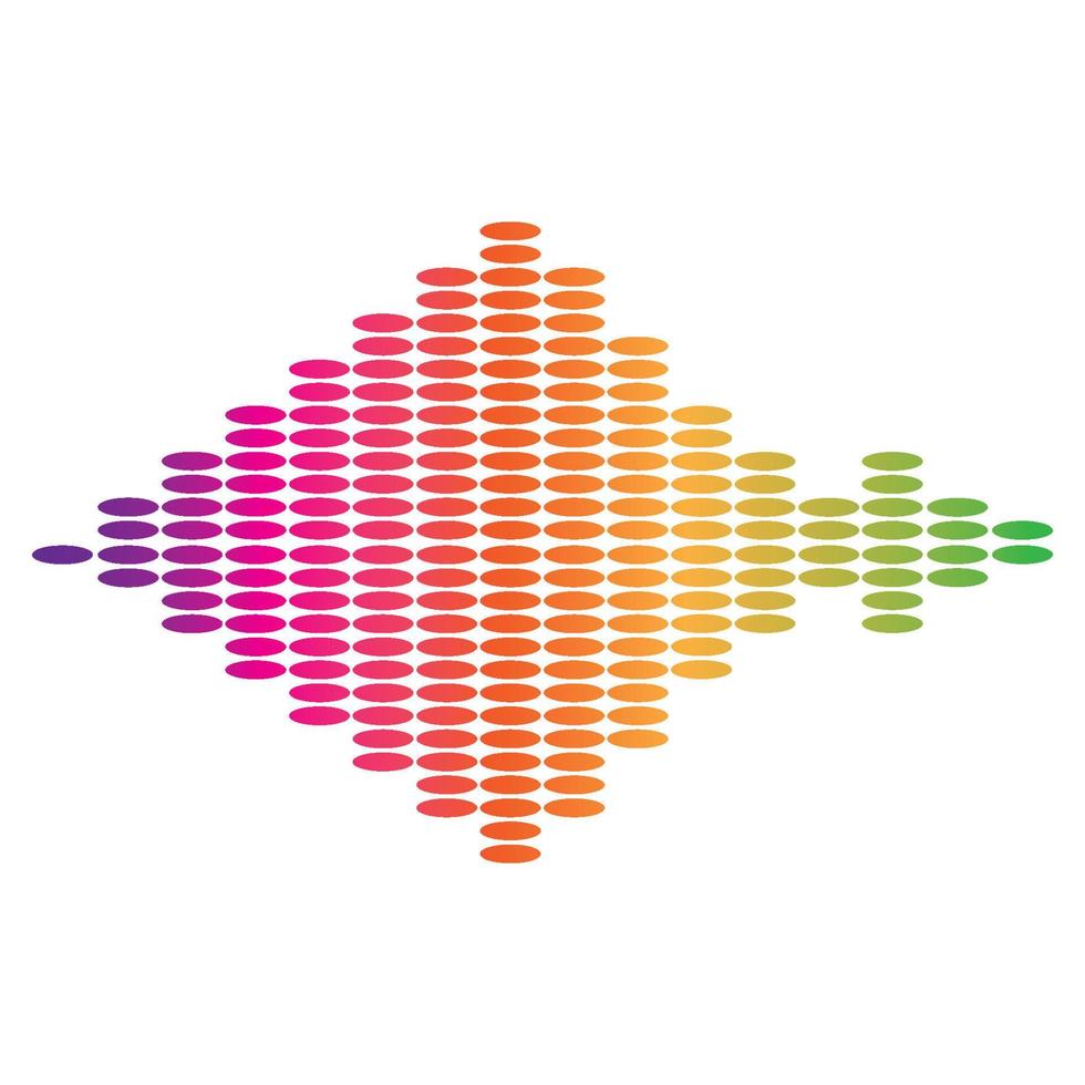 Audio technology  music sound waves vector icon illustration