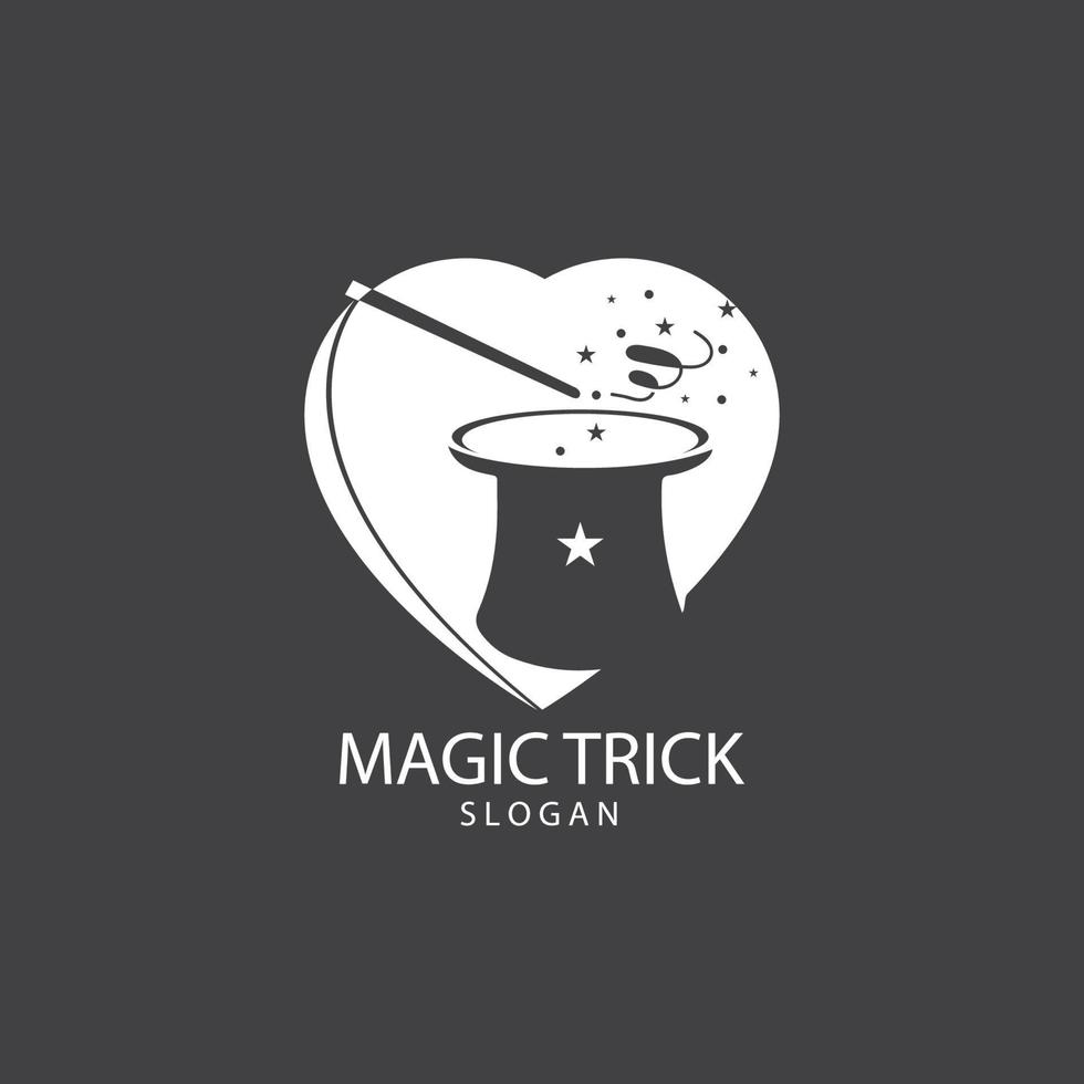 Illustration of magic hat with wand vector