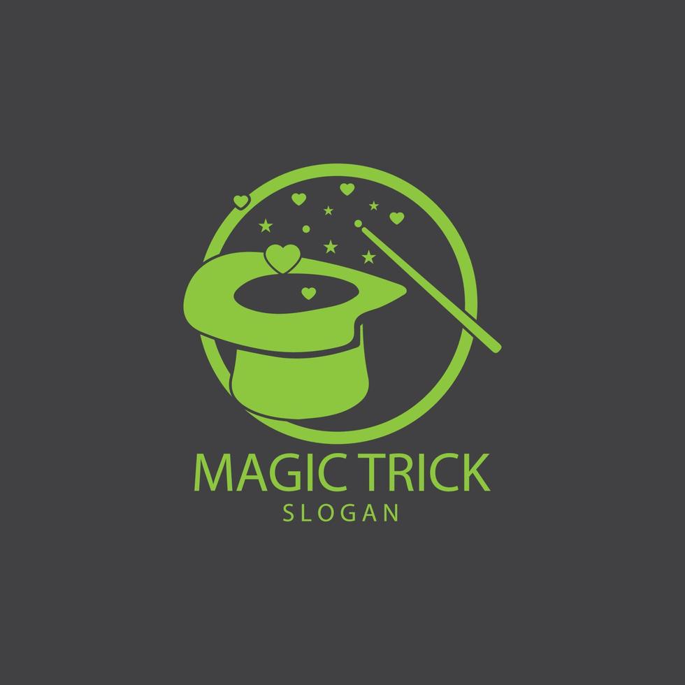 Illustration of magic hat with wand vector