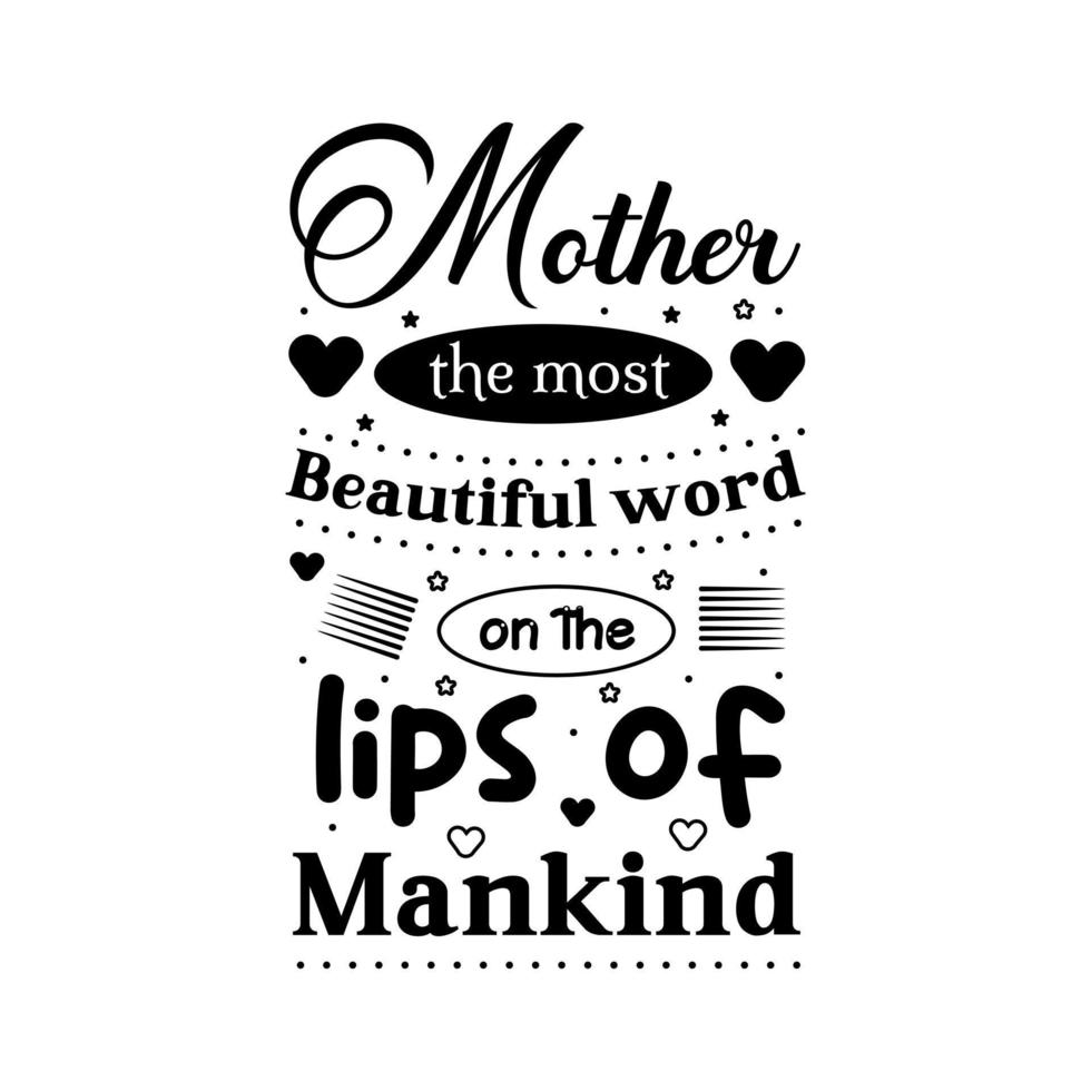 diseño de camiseta de tipografía del día de la madre. diseño de camiseta del día de la madre vector