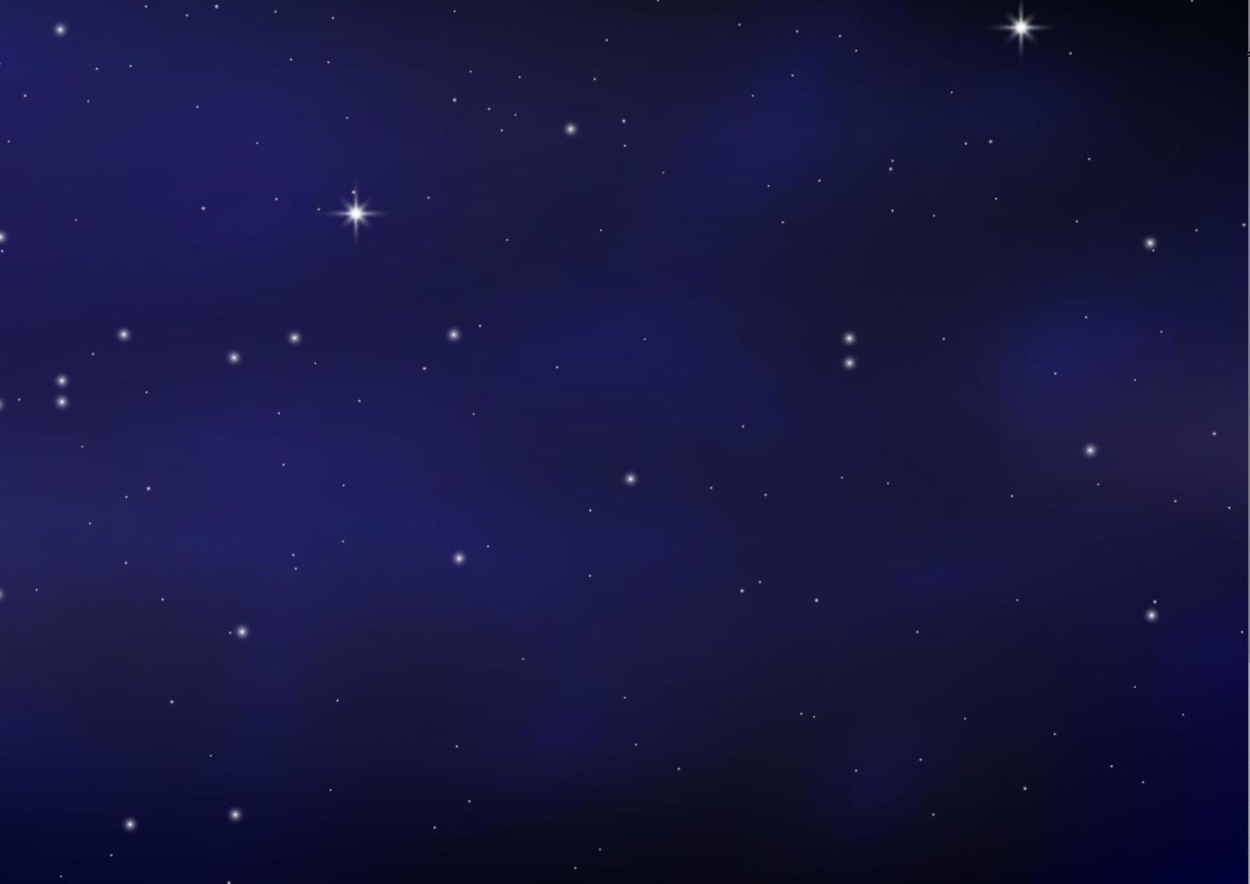Night shining starry sky, blue space background with stars, space ...