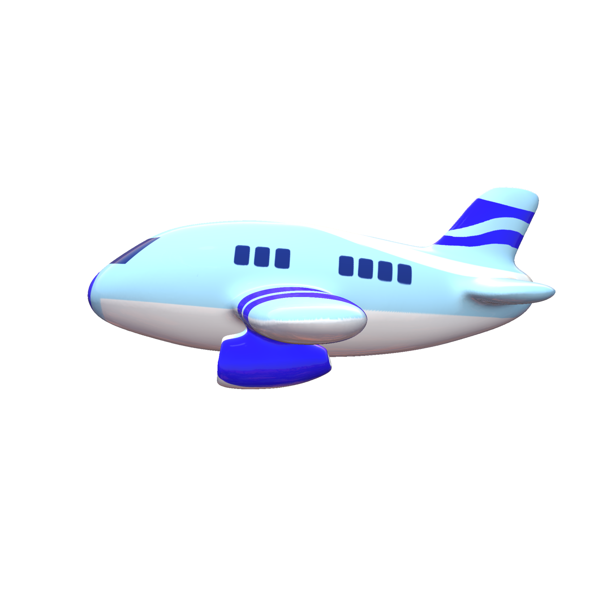 Free Airplane cartoon png 3d model 10996722 PNG with Transparent Background