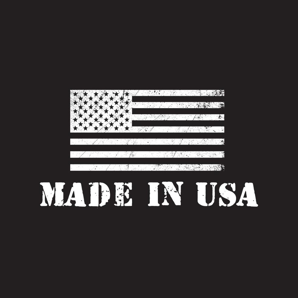 Made in USA badge, Icon, Seal. Logo Vector