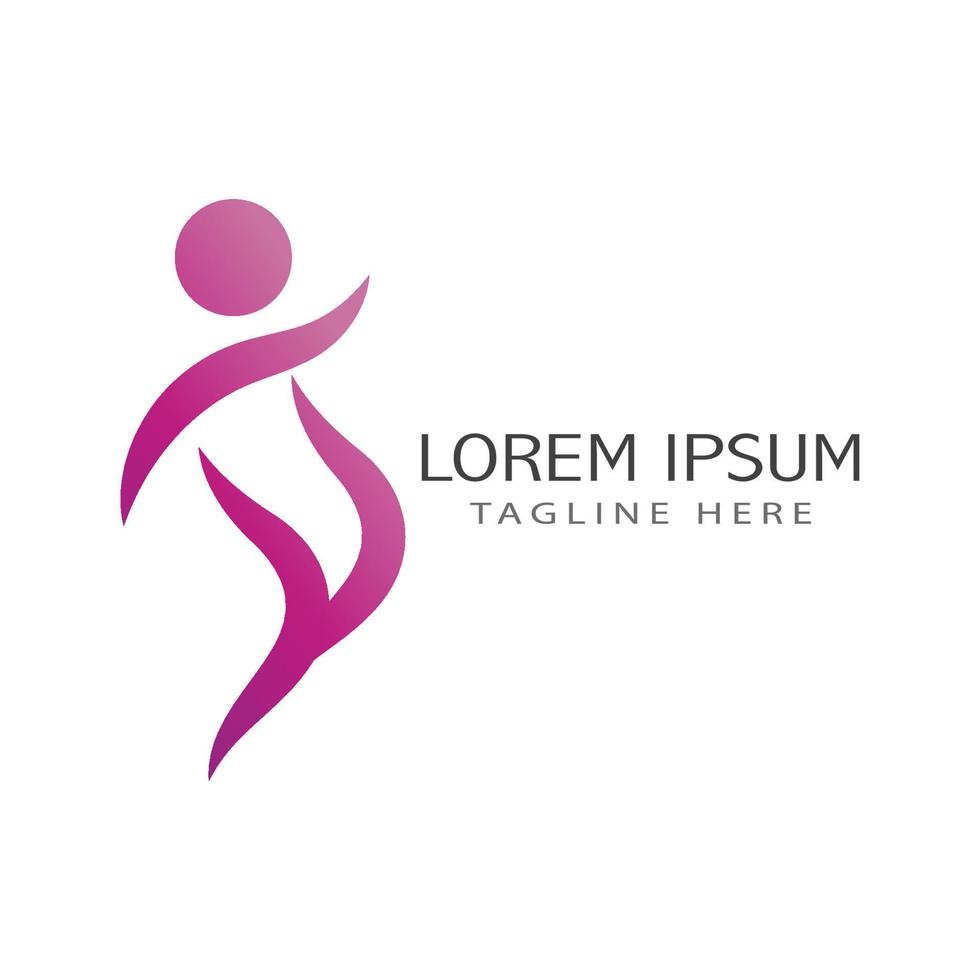 Adoption and community care Logo template vector icon