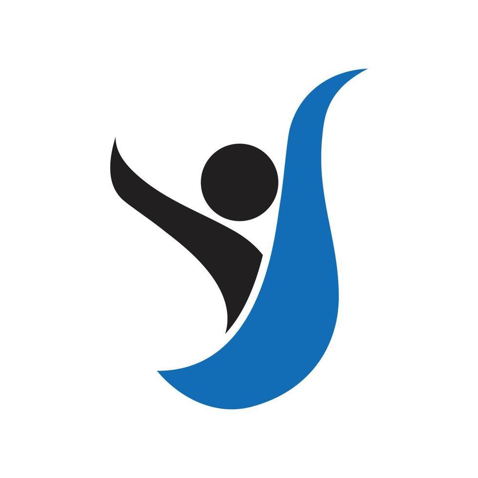 icono de vector de plantilla de logotipo de adopción y cuidado comunitario