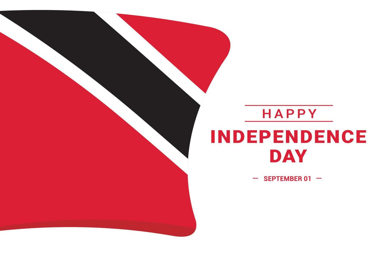 Trinidad and Tobago Independence Day vector