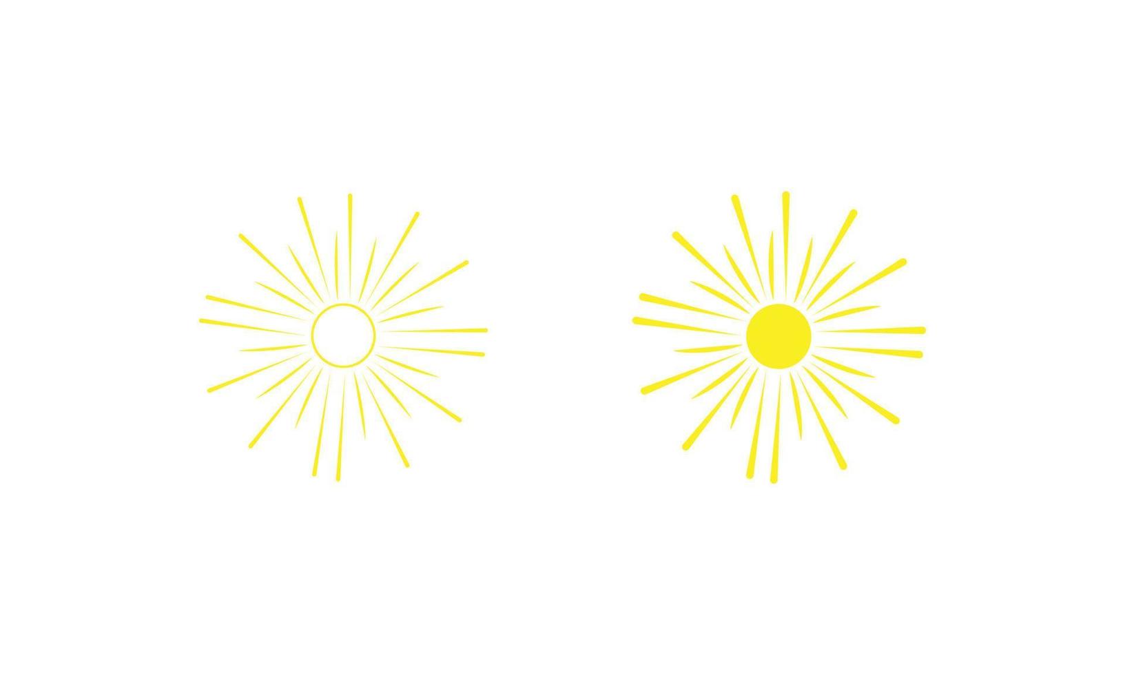 Vector set of linear boho icons and symbols - sun logo design templates - abstract design elements for decoration in modern minimalist style for social media posts, stories, for artisan jewellery, ha