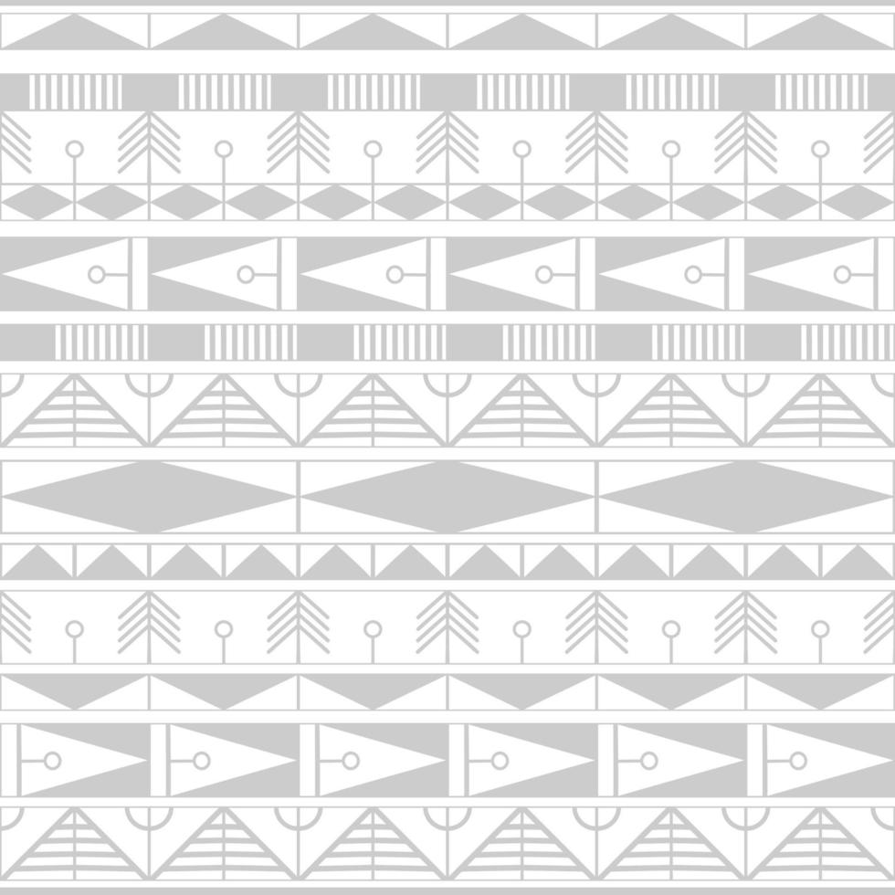Seamless pattern native American in an abstract style. vector