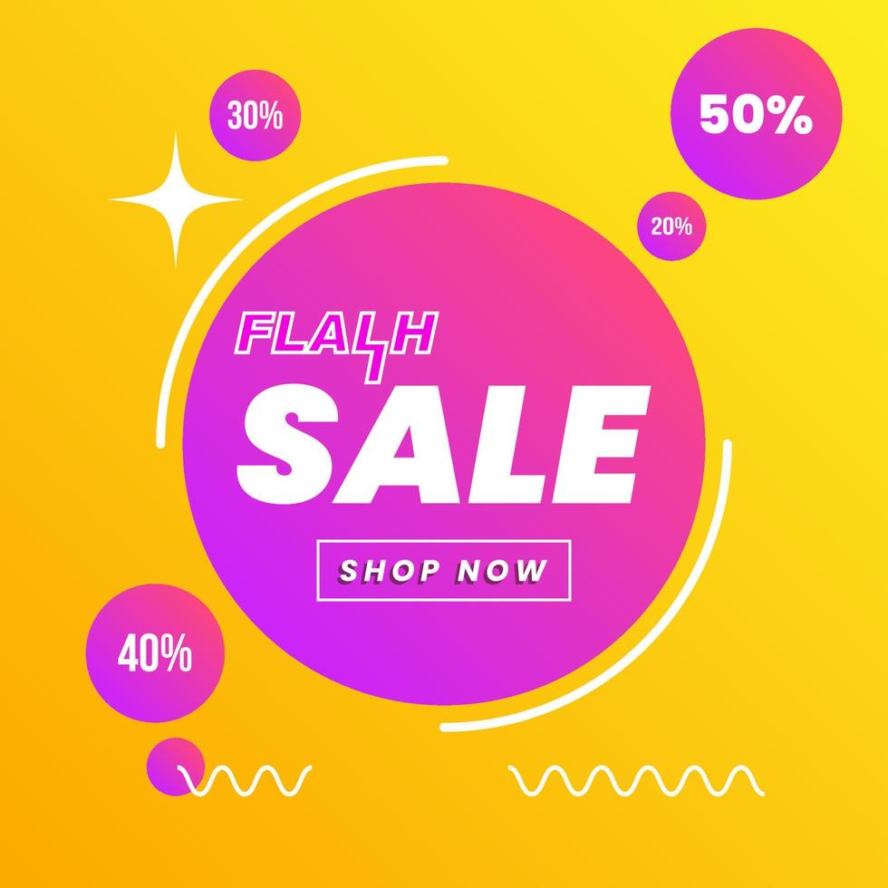 vector illustration of a sale banner template