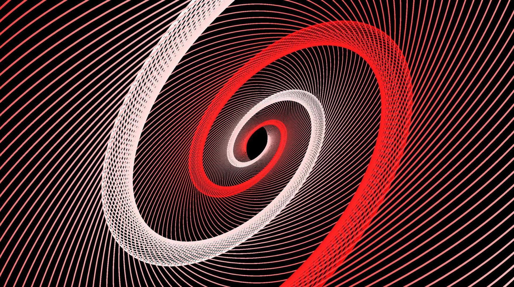 Colorful Hypnotic spiral vector illustration
