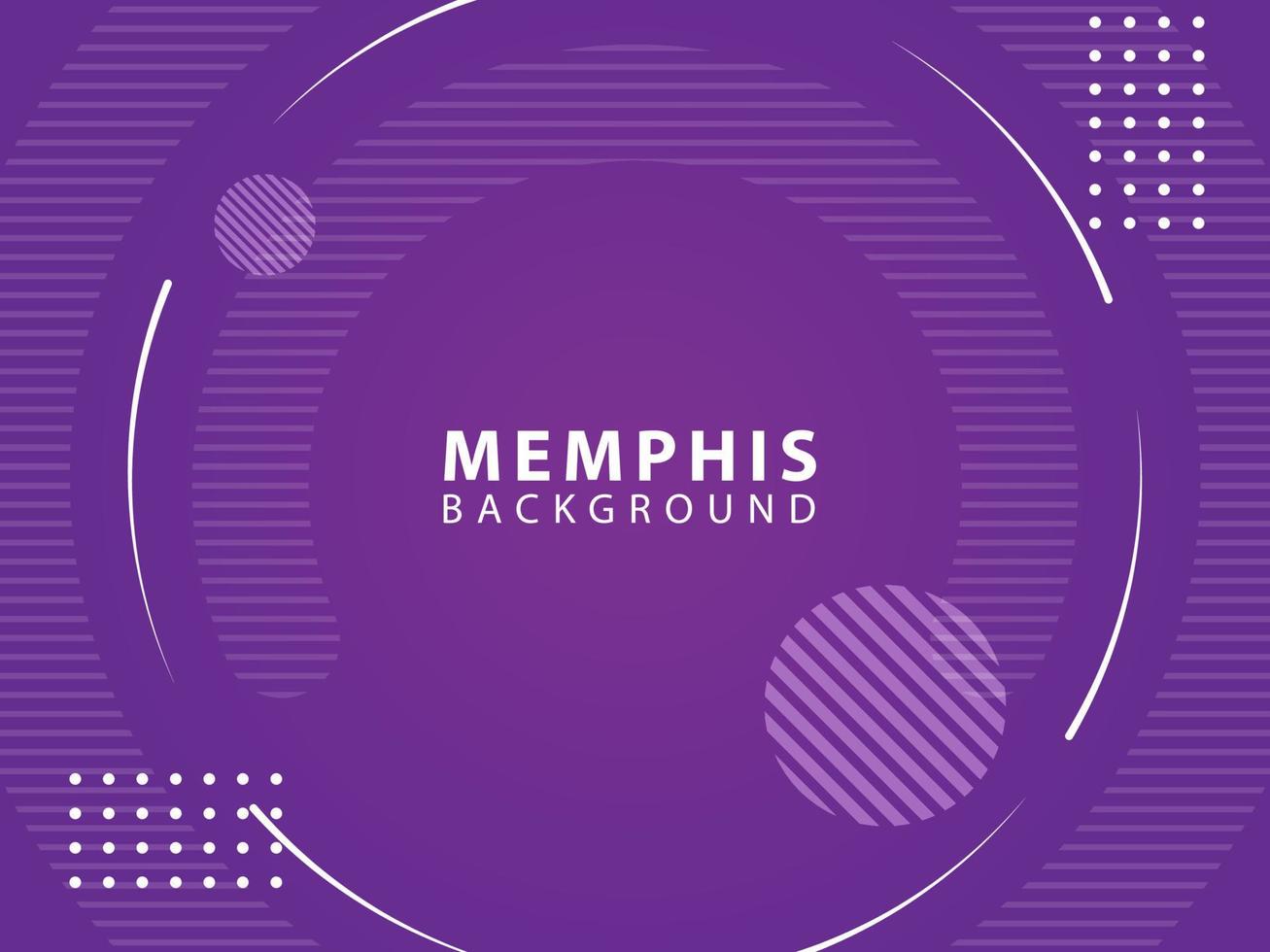 fondo abstracto de memphis con círculos vector