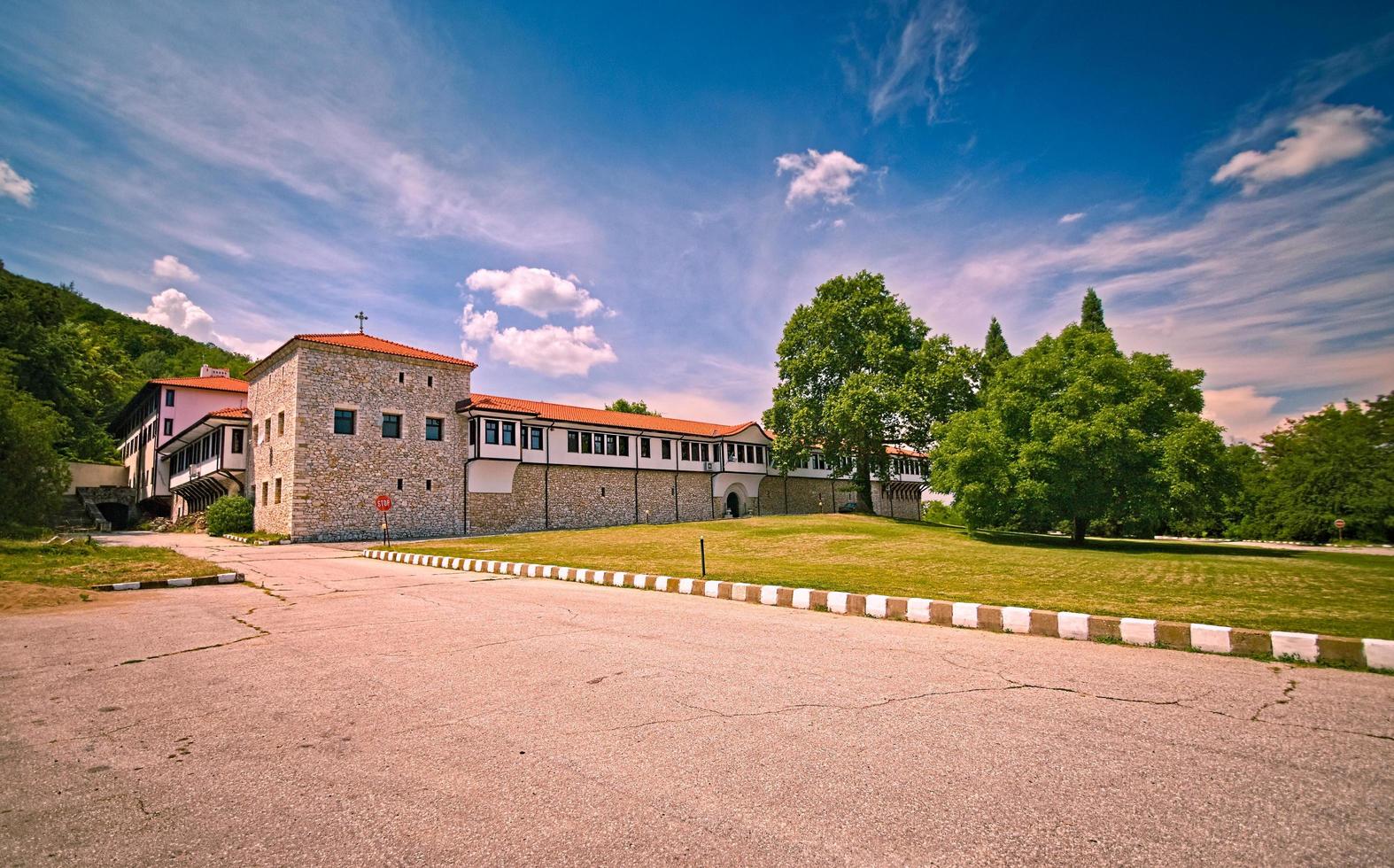 Monastery in the mountain photo